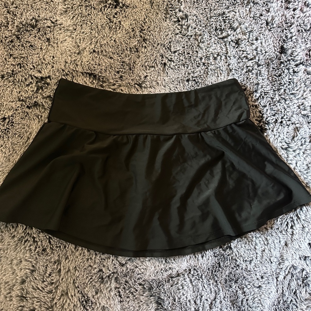 Black Women's swim skirt